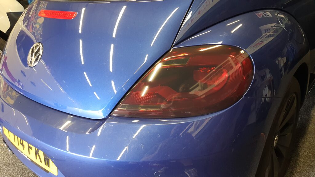 Volkswagen beetle rear lights tint Middlesbrough taillight styling UK