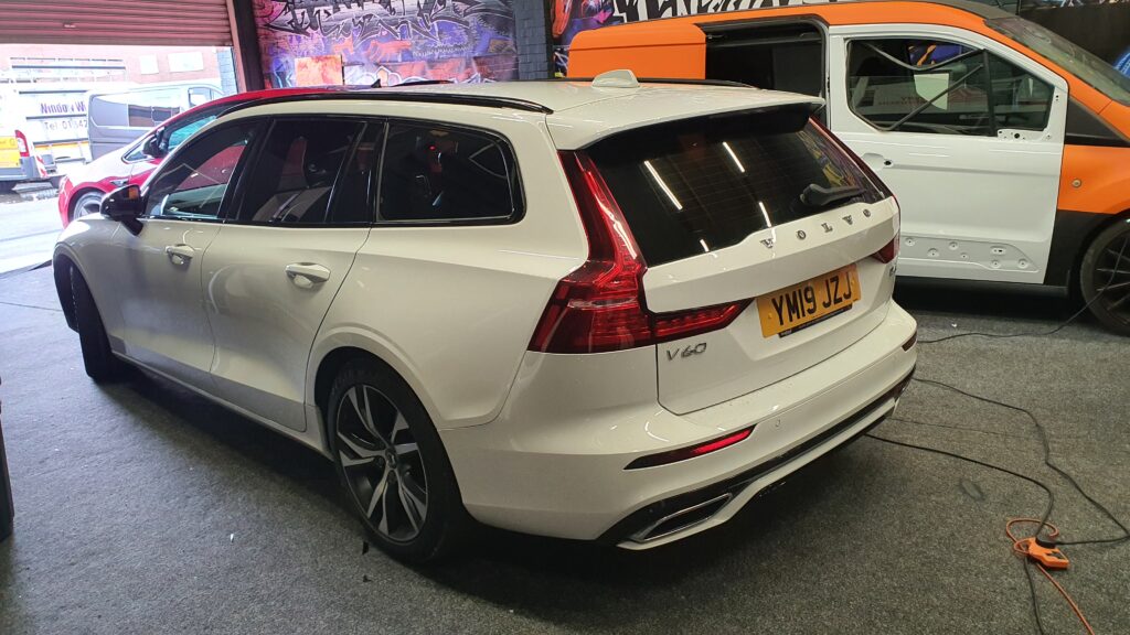 volvo rear windows tinted dark smoke 20%