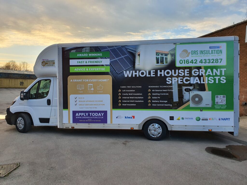 printed vehicle wrap Teesside