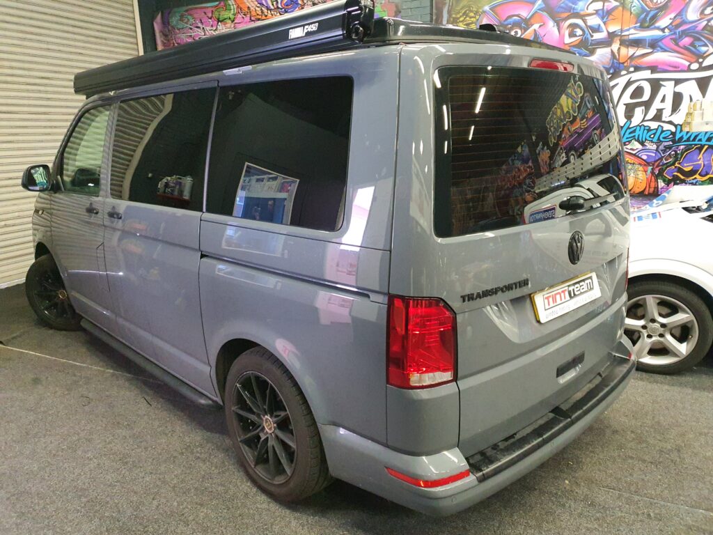 Volkswagen transporter rear end van, car windows tinting middlesbrough
