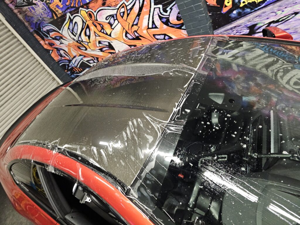 bmw full carbon roof protection with clear ppf middlesbrough 
