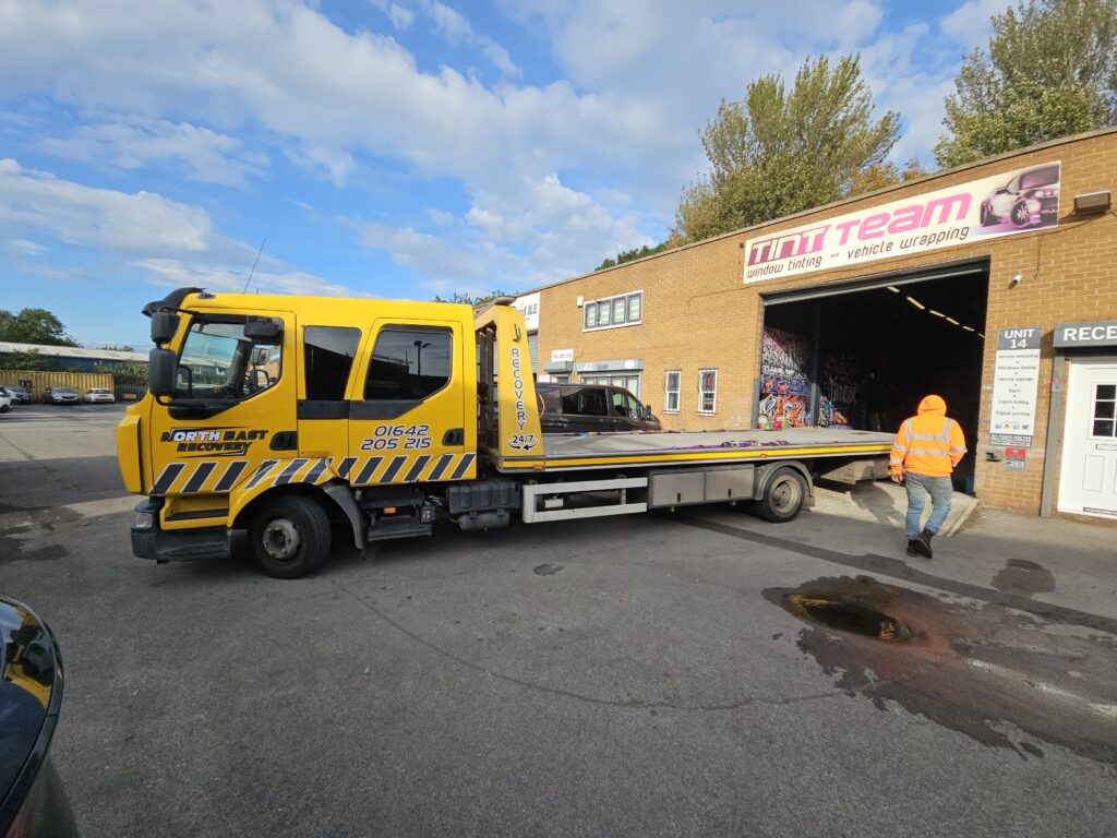 commercial truck graphics installation middlesbrough